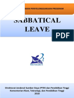 Panduan Sabbatical Leave 2018