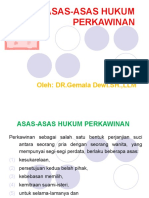 Asas-Asas Hukum Perkawinan