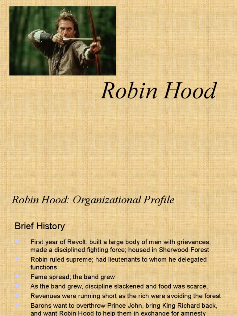 Robin hood thesis image