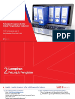 Petunjuk Pengisian Daftar Induk Pengendalian Dokumen