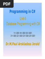 Programming in C#