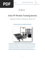 Solar PV Module Training System (Print)