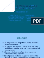 Design of The Subsonic Passenger Aircraft
