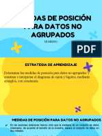 Medidas de Posición para Datos No Agrupados