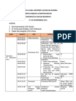 RUNDOWN Visitasi Prodi Bidan