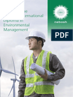 NEBOSH International Diploma in Environmental Management: Guide To The