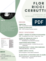 CV Creativo - Interiorista