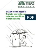 Trabajo Correcto Con Balanzas As y Microbalanzas