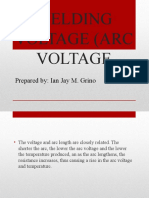 Welding Voltage (Arc Voltage Ian Jay Presentation