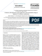 A Human-Cyber-Physical System Approach To Lean Automation Using An Industrie 4.0 Reference Architecture