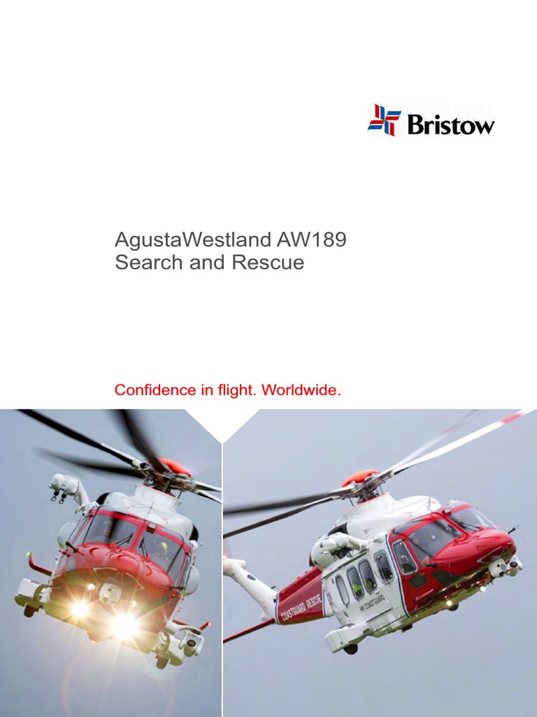 Agustawestland Aw189 Search and Rescue: Confidence in Flight. Worldwide |  PDF | Avionics | Cockpit