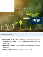 BDV 3007 Soil Science