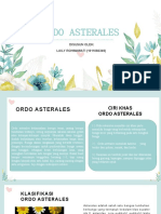 Ppt Ordo Asterales