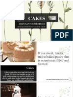 Cakes: Joan Santos Mendoza