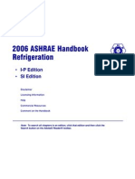 Refrigeration 2006 ASHRAE Handbook: SI Edition P Edition - I