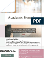 Academic Honesty