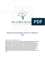 Website Security Checklist: Protect Your Website in 2021