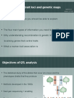 QTL Analysis and Gentic Map