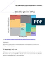 Customer Segmentation With RFM Analysis