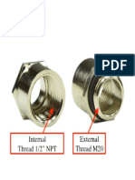 Adapter With Internal & External Threads