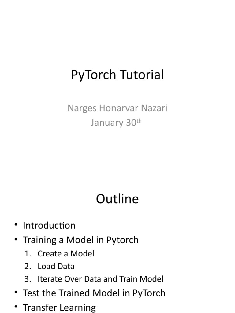 PyTorch Tutorial CS2770 | PDF | Graphics Processing Unit | Cognitive ...
