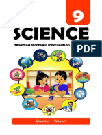 Science: Modified Strategic Intervention Materials