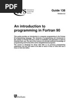 An Introduction To Programming in Fortran 90: Guide 138