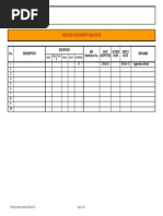 Method Statement Register: No. Description Discipline Remarks J&P Reference No. Action Code Reply Date