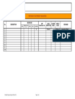 Method Statement Register: No. Description Discipline Remarks J&P Reference No. Action Code Reply Date