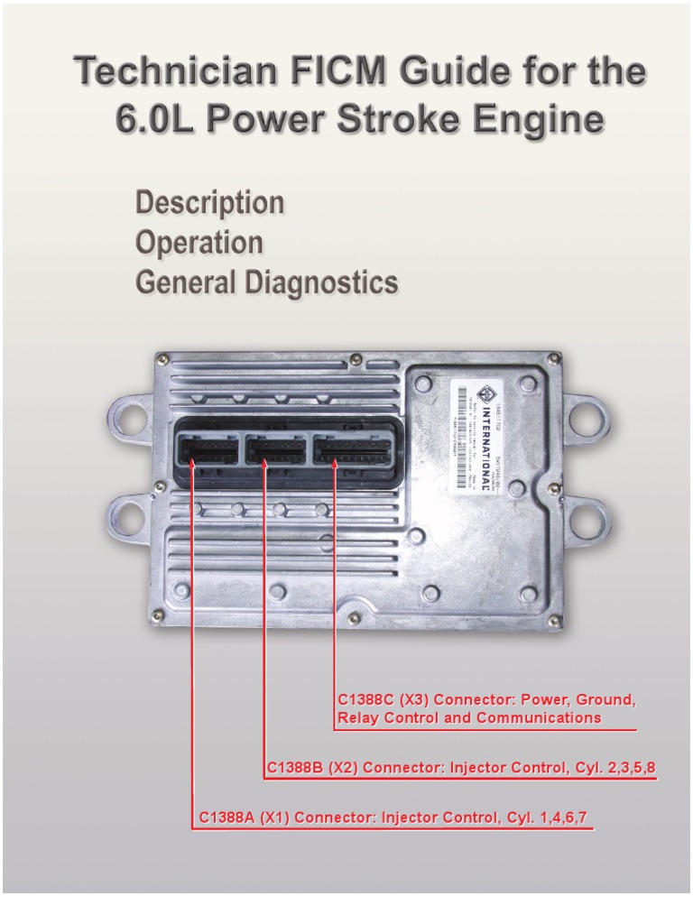 6.0 Powerstroke FICM Wiring Overview | PDF | Fuel Injection | Ignition ...
