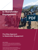 BSR Five-Step Guide To Stakeholder Engagement