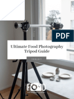Ultimate Food Photography Tripod Guide: Toolkit