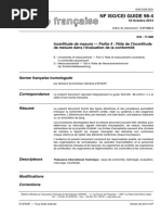 Étalonnage des pieds à coulisse NF E11-091 | PDF | Calibrage | Métrologie