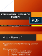 Best of Basics and Experimental Research Types