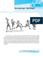 Materi PJOK Kelas 6 Bab 1 Permainan Softball