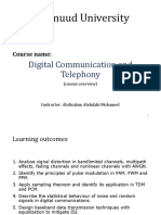 Hormuud University: Digital Communication and Telephony
