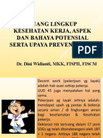 6.2. Ruang Lingkup Kes Kerja, Bahaya Potensial, Dan Upaya Preventif Pak