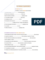 Le Temps en Grammaire _ Exercices Et Corrige