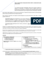 Financiación interna vs externa, dividendos y estructura financiera óptima