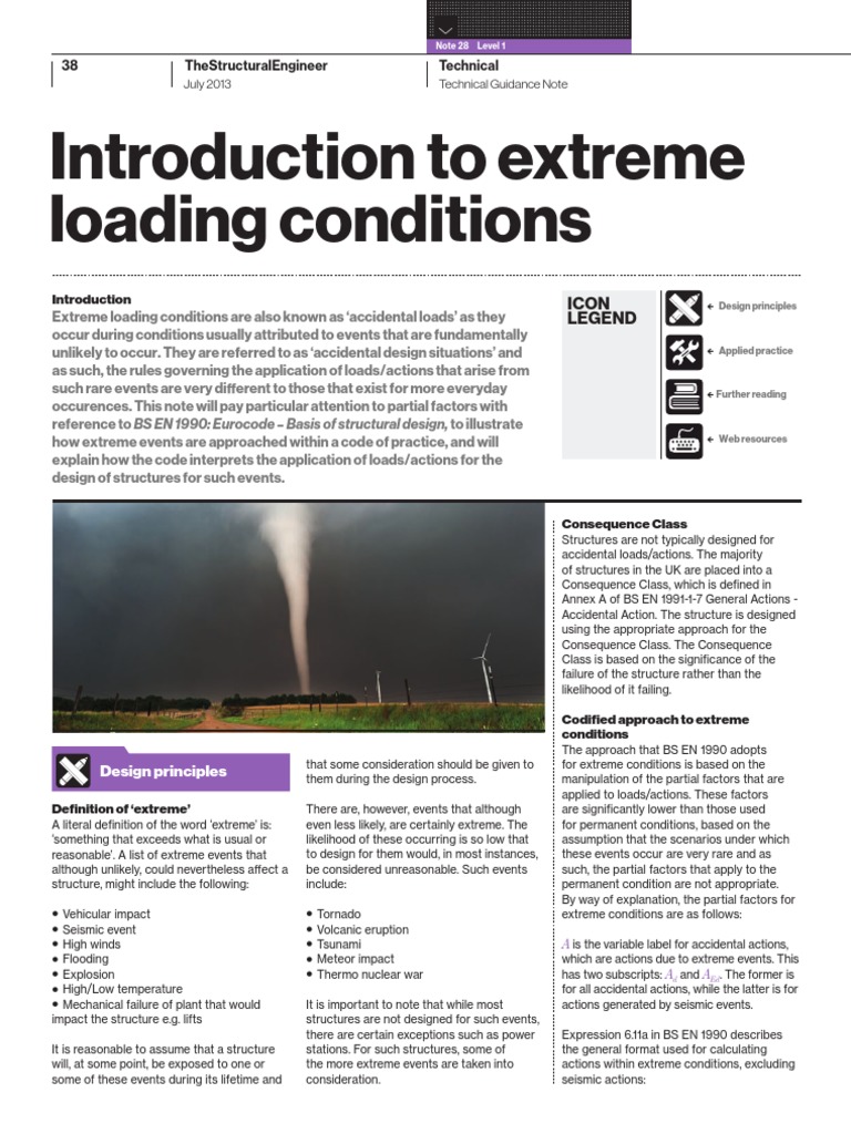 Eurocode Design for Extreme Loads | PDF | Design | Flood