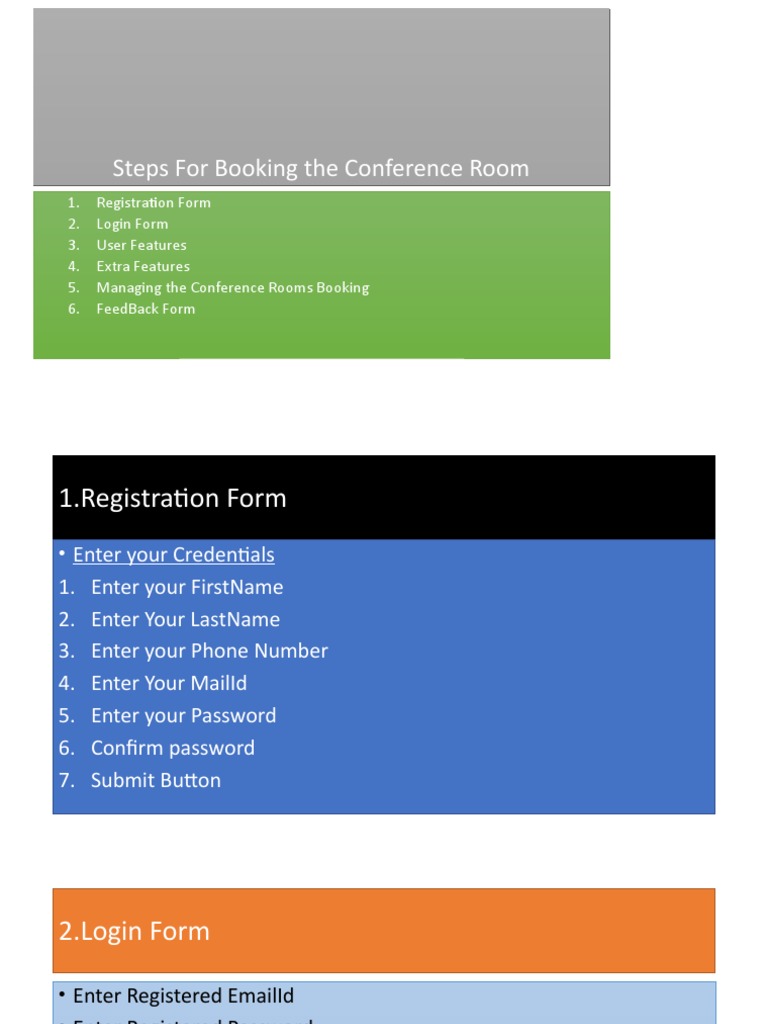 Conference Room Booking Guide | PDF | Career & Growth