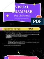 Visual Grammar For Designers by Slidesgo