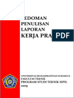 Pedoman Penulisan KP Teknik Sipil UMSby 2019