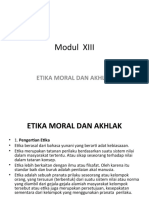etka moral, dan akhlak (modul 9)