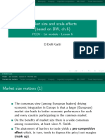 Market Size and Scale e Ects (Based On BW, ch.6) : PEEU - 1st Module - Lesson 6