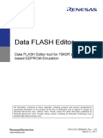 Data FLASH Editor: Data FLASH Editor Tool For 78K0R and V850 Based EEPROM Emulation