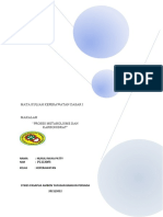 Makalah Metabolisme Dan Karbohidrat