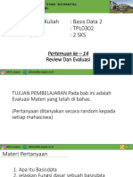 Basis Data 2 - Pertemuan Ke-14