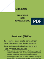 Berat Jenis Dan Kerapatan Kayu