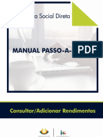 Manual Passo-a-Passo - Consultar/Adicionar Rendimentos - Seg. Social Direta